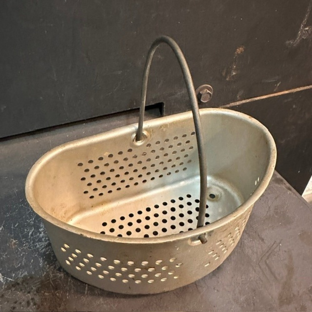 Vintage Mirro 382M Aluminum Steam Basket Set 2 For a Pressure Cooker Made in USA